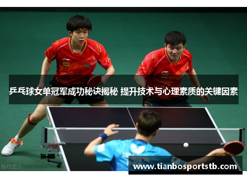 乒乓球女单冠军成功秘诀揭秘 提升技术与心理素质的关键因素